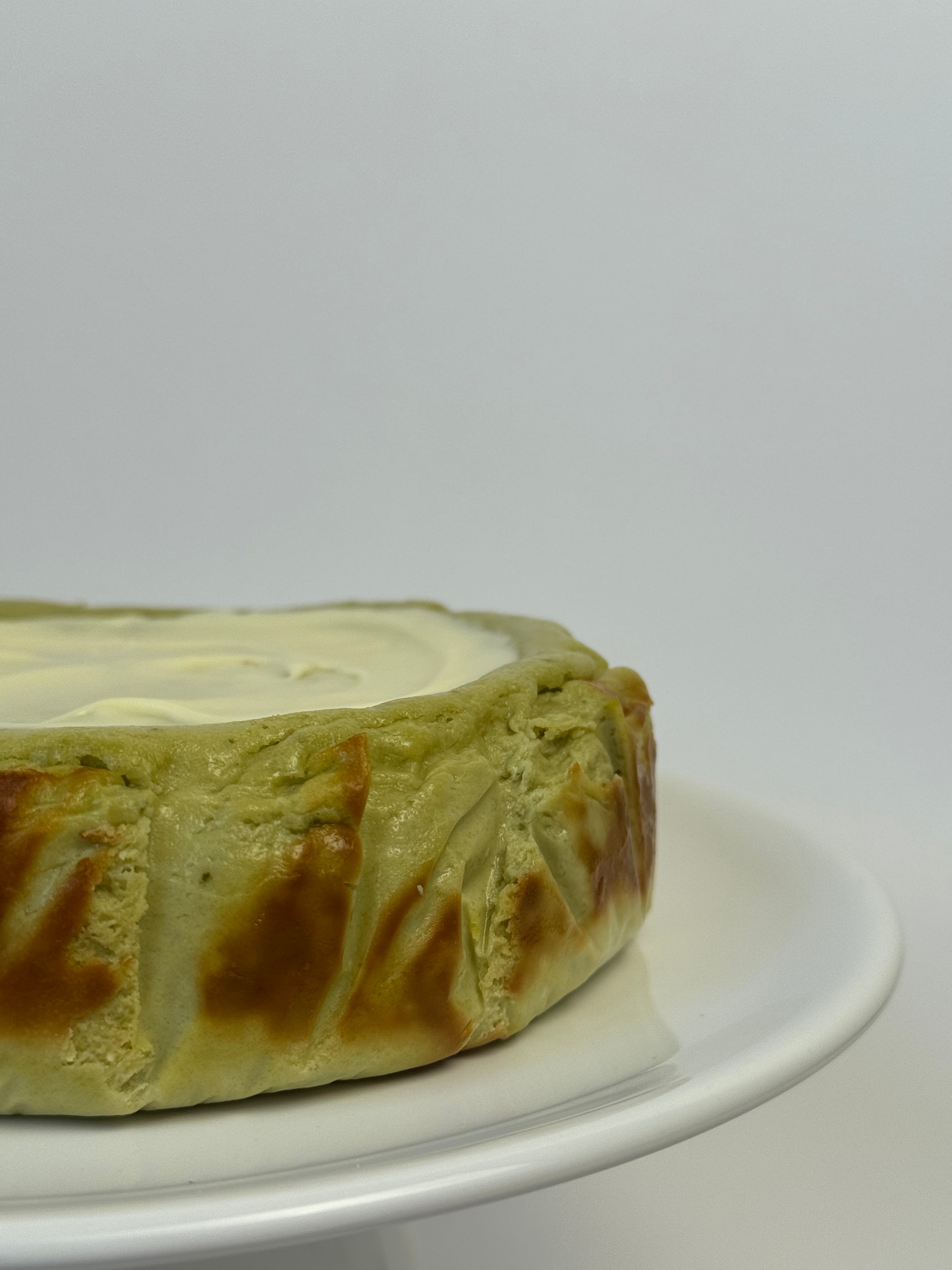 WHITE CHOCOLATE MATCHA CHEESCAKE
